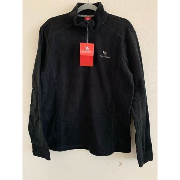 Crown Half Zip Fleece Jacket Men Long Sleeve Pullover Lightweight Outdoo… - Picture 1 of 7